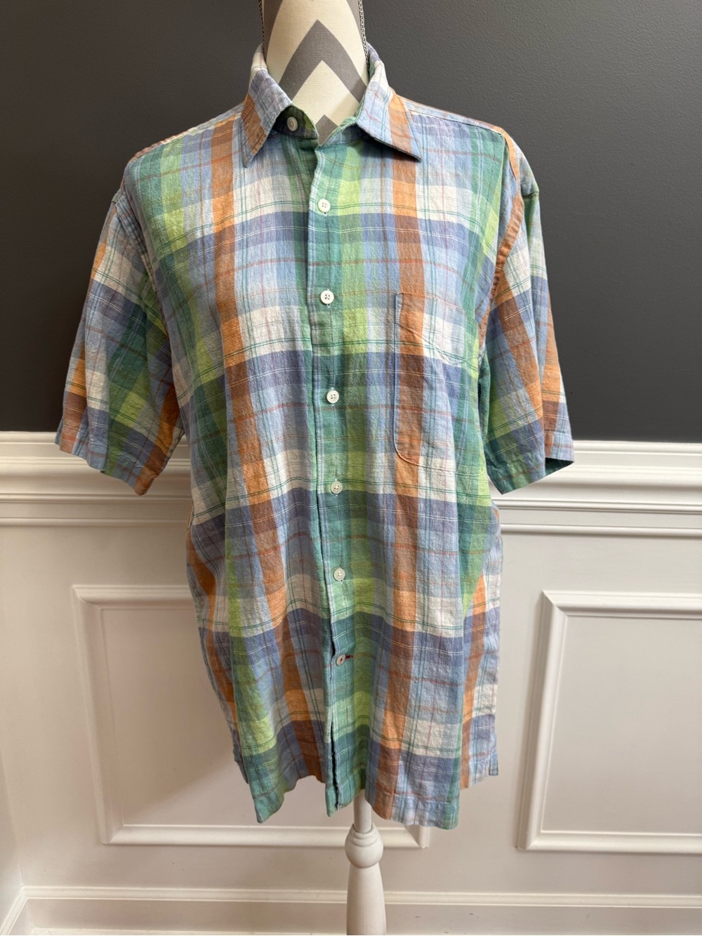 Alan flusser shirt size medium